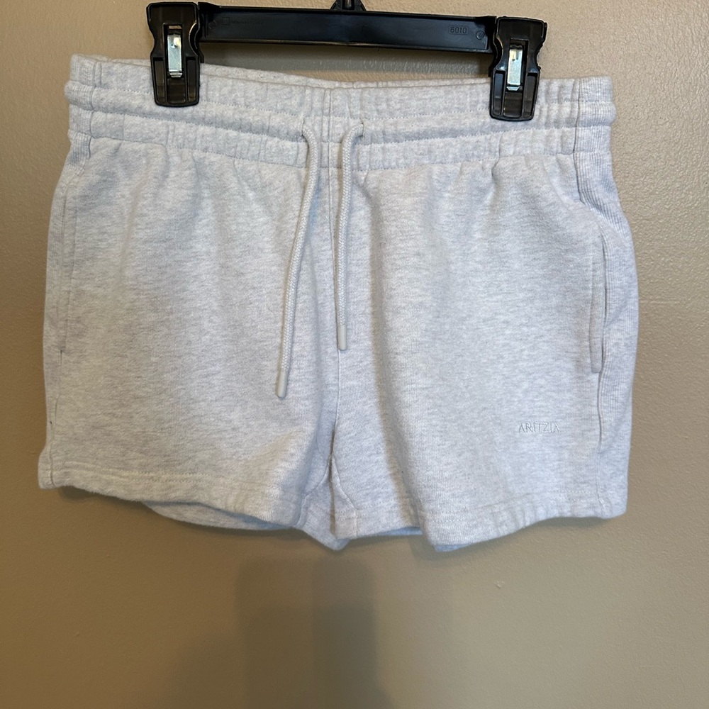 Aritzia Light Gray Athletic Shorts